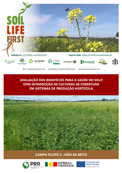 Brochura produzida para o Dia de Campo do parceiro S. João de Brito, na Golegã em março de 2024