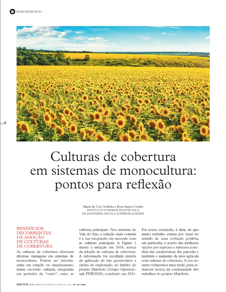 Artigo presente na revista Agrotejo, edição nº 34 de 2024