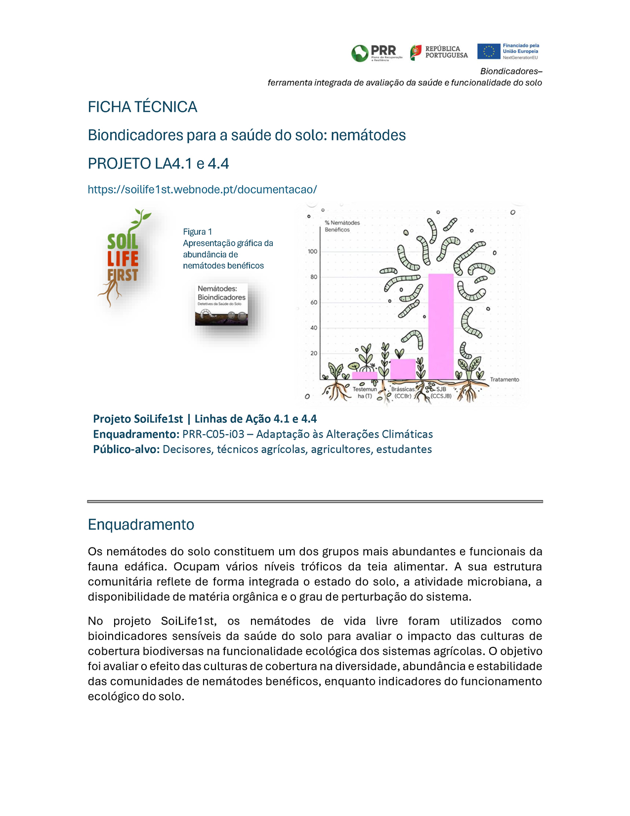 Bioindicadores para a saúde do solo: nemátodes